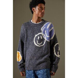 Urban Outfitters Smiley Face Oversized Unisex Sweater Size S